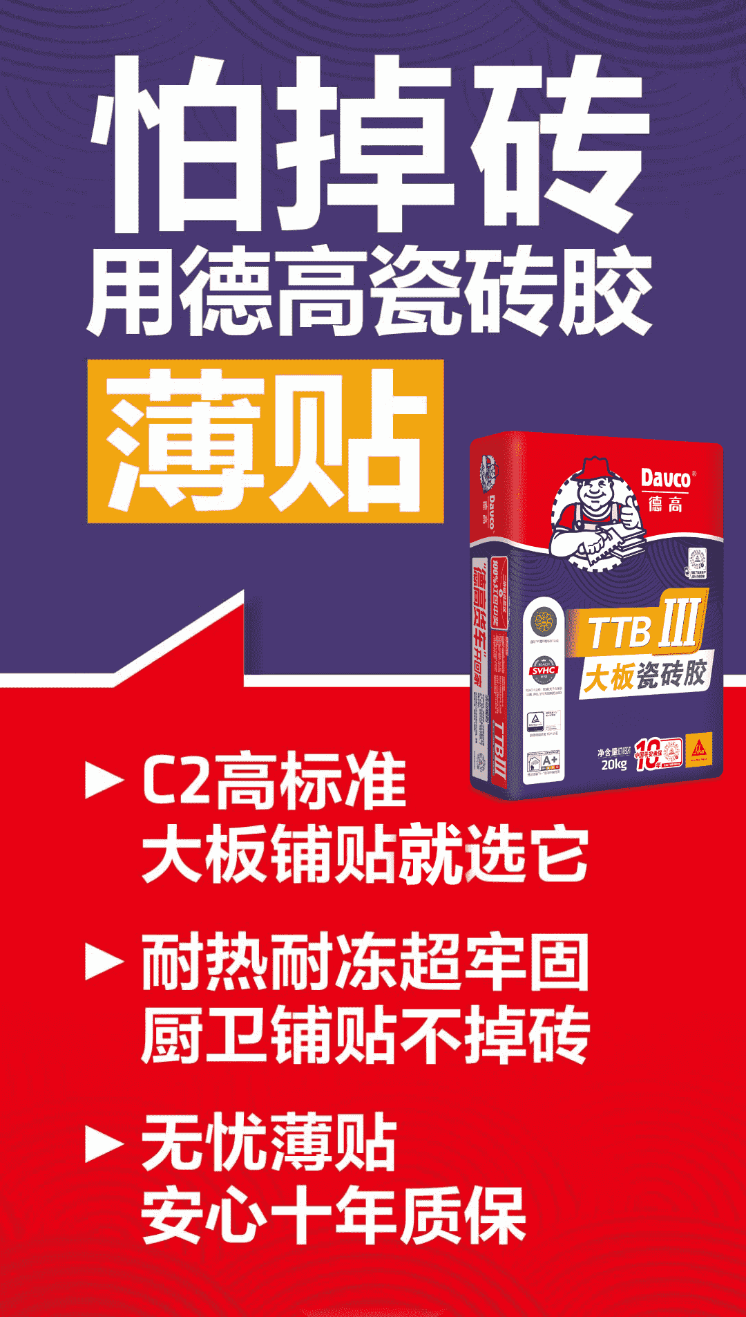 还搞不懂瓷砖胶的C1级？C2级？