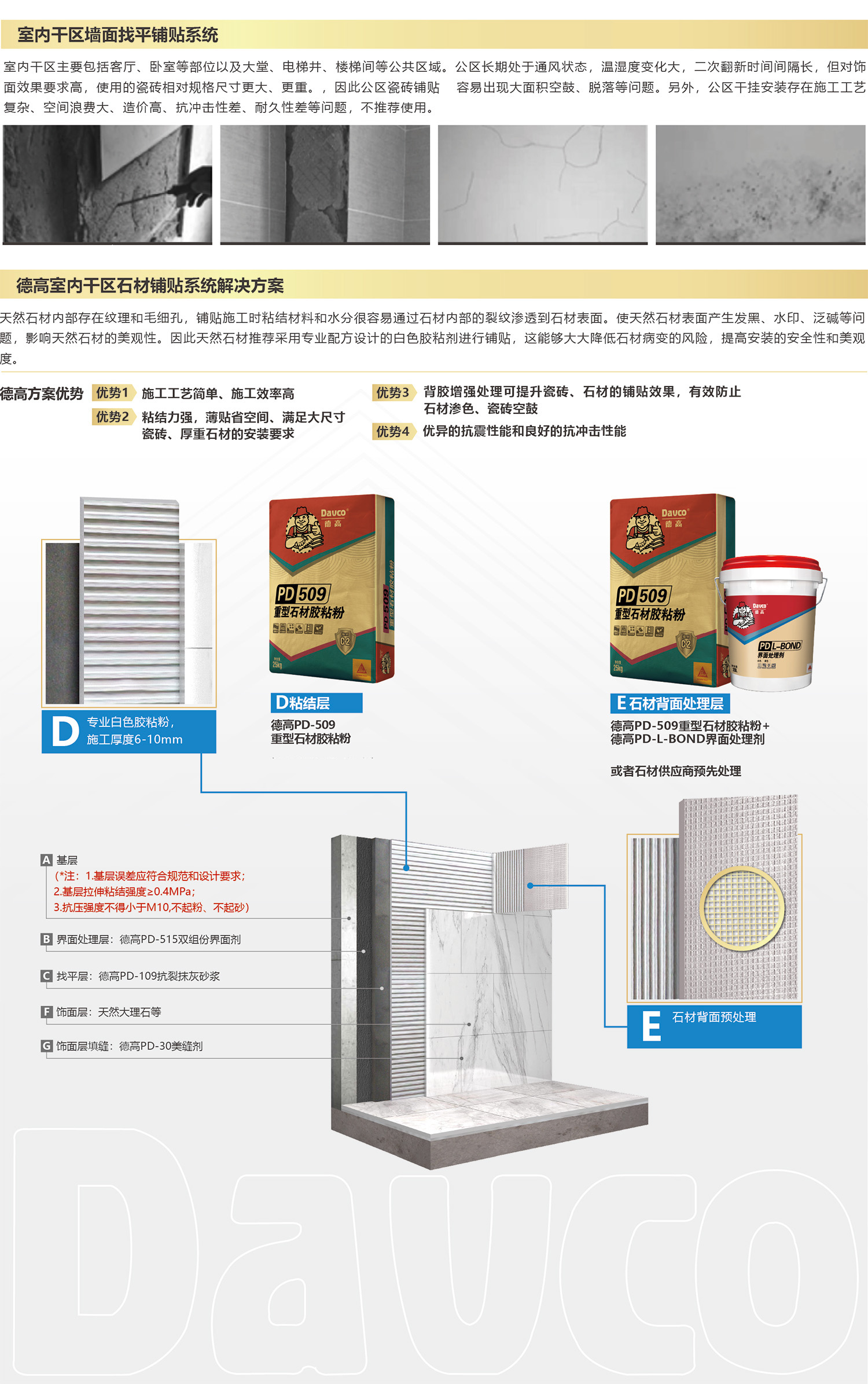 凯发K8旗舰厅室内干区石材铺贴系统解决计划